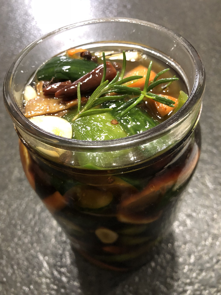 秘制椒瓜酱菜的做法