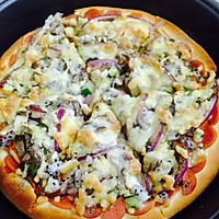 披萨（黑椒牛肉披萨）的做法图解17
