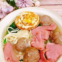 #夏日鲜味轻享健康#鸡蛋牛肉面的做法图解9