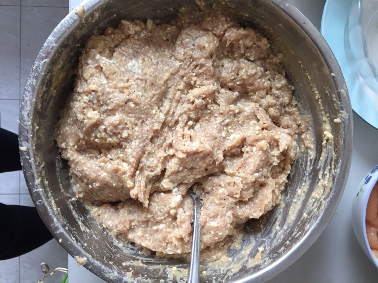 香菇鸡肉豆腐丸子的做法图解3