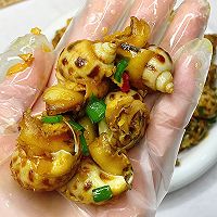 蒜香盐焗花螺，开胃新吃法，下饭神器学起来！的做法图解3