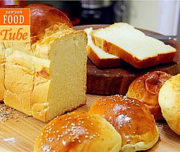 基础面包制作 Basic Bread (Loaf&Roll)的做法