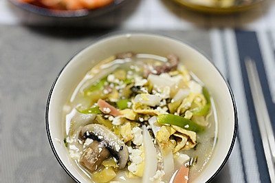 豆腐炒年糕—嵊州、新昌特色