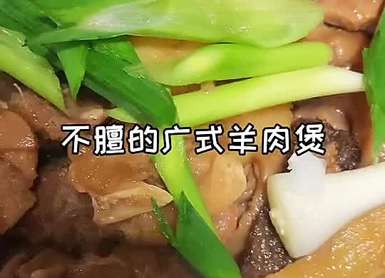 酒店版正宗广式羊肉煲