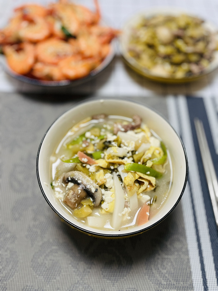 豆腐炒年糕—嵊州、新昌特色的做法