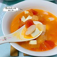 减脂餐-番茄冬瓜豆腐虾仁汤的做法图解6