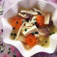 杂菇豆腐汤的做法图解6