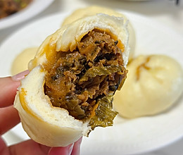 芽菜肉包子的做法