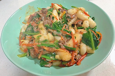 牛肉炒年糕(低卡路里)