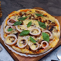 海陆双拼披萨#一机多能，一席饪选#的做法图解30