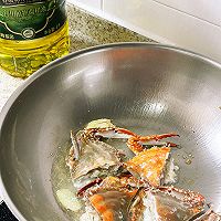 毛豆炒蟹的做法图解4