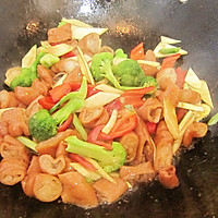 茭白烧肥肠的做法图解3