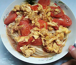 番茄鸡蛋盖浇面的做法