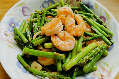 春季清爽限定~芦笋虾仁