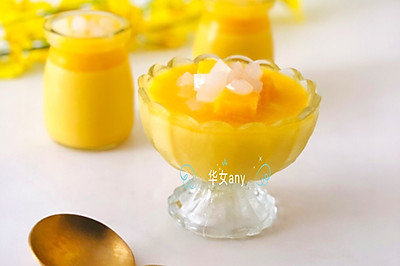 缤纷下午茶/夏日超简单小甜品【芒果布丁】