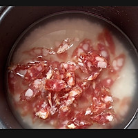 #尽享安心亲子食刻#一碗香喷喷的腊肠豌豆饭的做法图解4