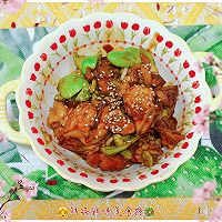 #皇后红玫瑰花式做法#新西兰红苹果之果香照烧鸡块的做法图解11