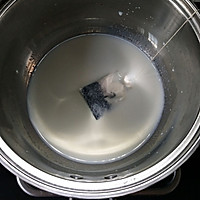 椰香蜜豆茶冻西米露的做法图解2