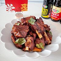 #味达美年味小馆#茶香排骨的做法图解10