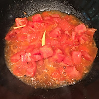 番茄丸子汤饭的做法图解3