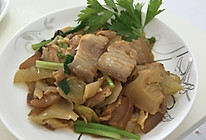 咸菜煸炒回锅肉的做法