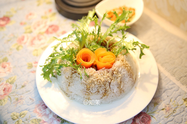 情人节【玫瑰卤肉饭】的做法