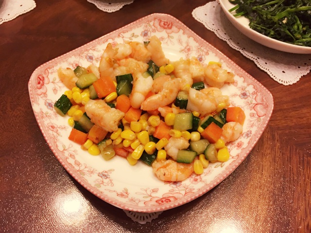 三色虾仁的做法图解11