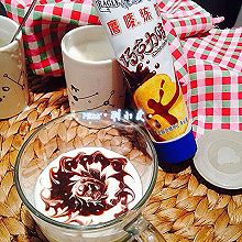 #雀巢鹰唛炼奶#巧克力酸奶