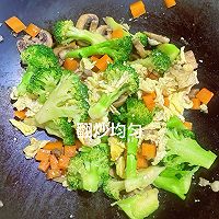 #纳福汇轻松喷出美味#低卡减脂餐！鸡蛋炒什锦菜的做法图解10