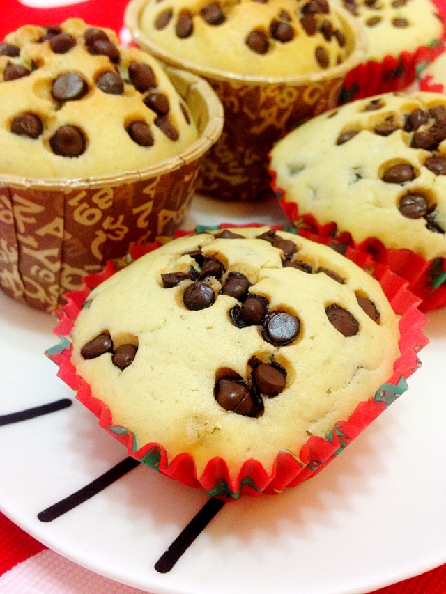 巧克力香蕉玛芬蛋糕muffin的做法图解11