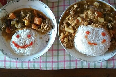 咖喱土豆牛肉饭（情侣套餐）