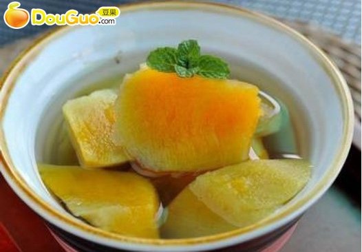 清凉一夏：姜汁番薯冰糖水的做法
