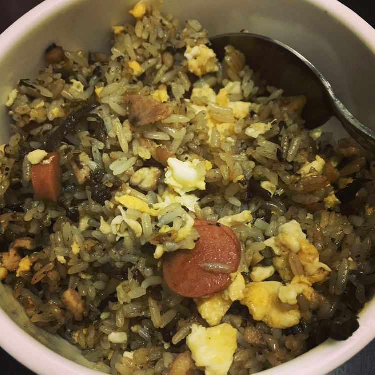 橄榄菜炒饭的做法