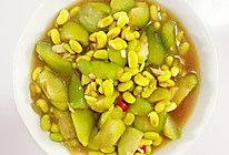 丝瓜烧毛豆的做法