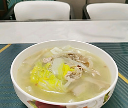 白菜平菇肉汤的做法