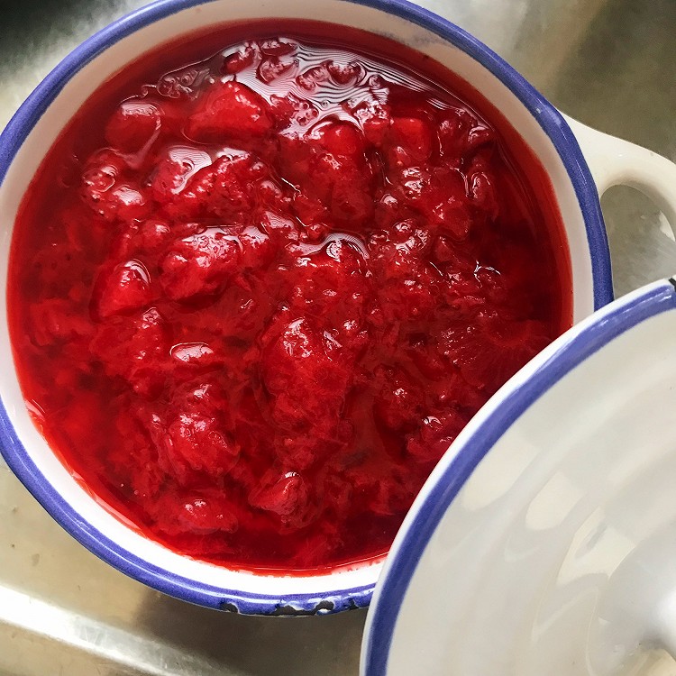 自制草莓酱（微波炉版超简单快手）的做法