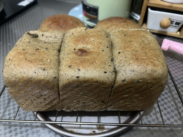 杂粮低脂吐司的做法