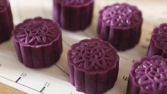 紫薯奶油月饼南瓜豆沙的做法图解15