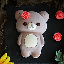 来自金龙鱼七夕节直播的灵感～做个小熊巧克力慕斯蛋糕：