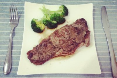 煎牛排