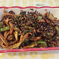 萝卜干炒小银鱼干的做法图解9
