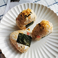 海苔肉松饭团的做法图解9