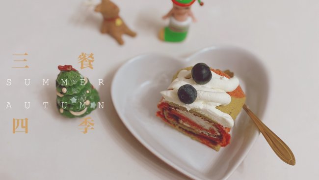 #甜蜜暖冬，“焙”感幸福#圣诞双色蛋糕卷的做法