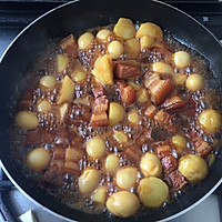 鹌鹑蛋红烧肉#樱花味道#的做法图解10