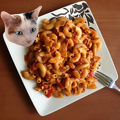 意大利红烩通心粉stewed macaroni