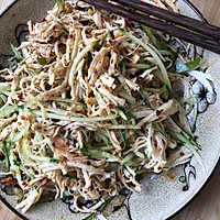 鸡丝烧饼【附花生油辣子的做法】的做法图解5