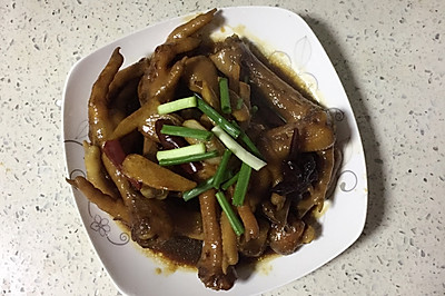 红烧鸡爪