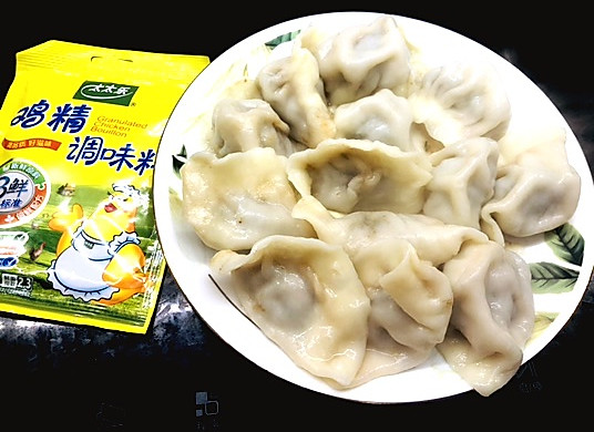 沙葱肉馅水饺