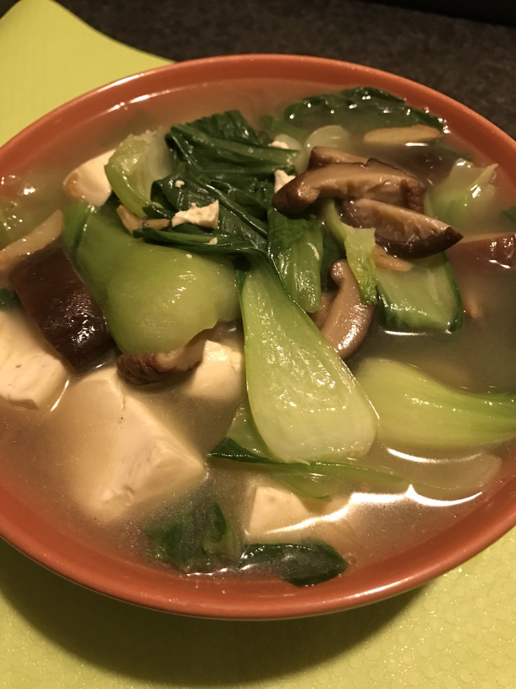 油菜豆腐汤（暖胃补钙佳品）的做法
