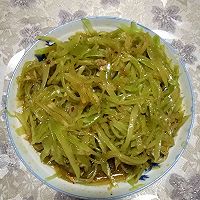凉拌莴笋的做法图解4
